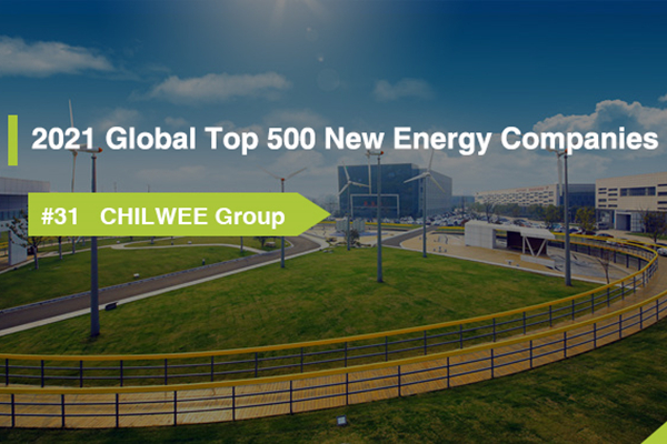Chilwee Group wird erneut in die Liste der 500 weltweit führenden neuen Energieunternehmen aufgenommen